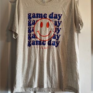 Game Day Graphic T-Shirt - Gray